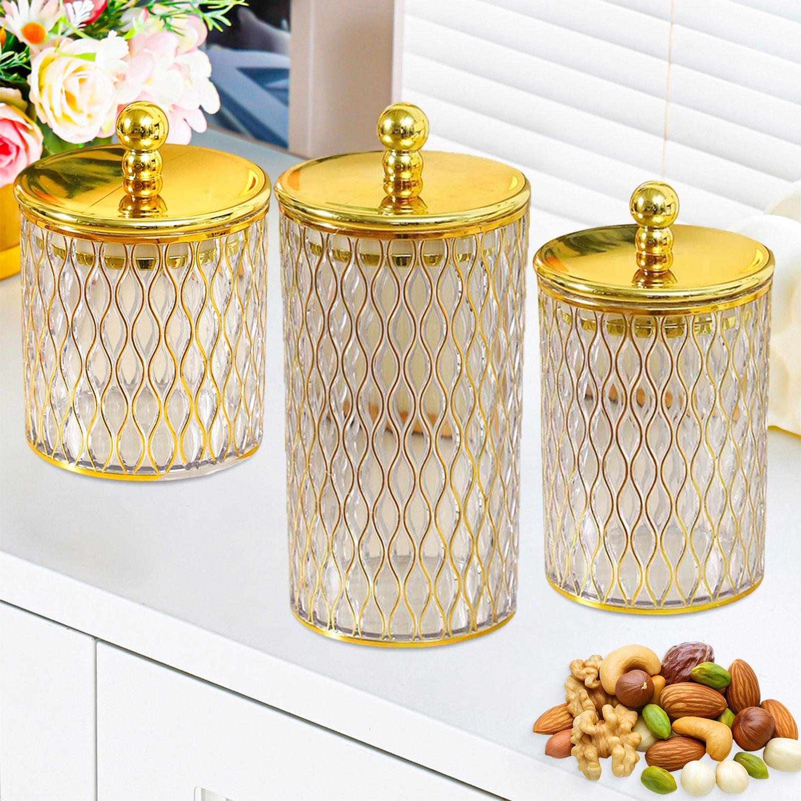 Food Storage Practices - 3x Toples Penyimpanan Makanan dengan Tutup,