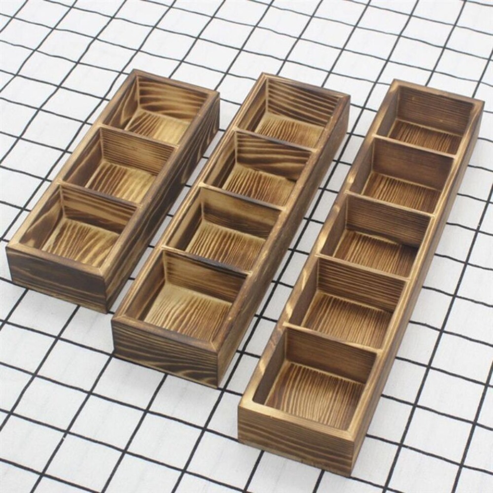 Food Storage Practices - Tas teh Retro kayu Solid, wadah