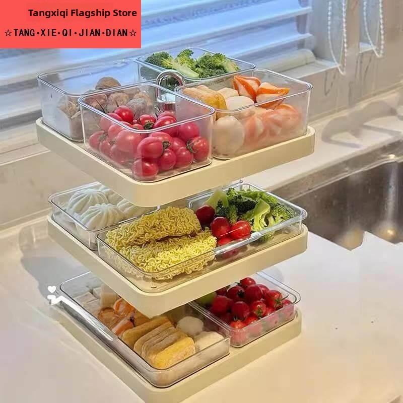 Food Storage And Preparation - Rak Grid Multifungsi yang Dapat Diputar