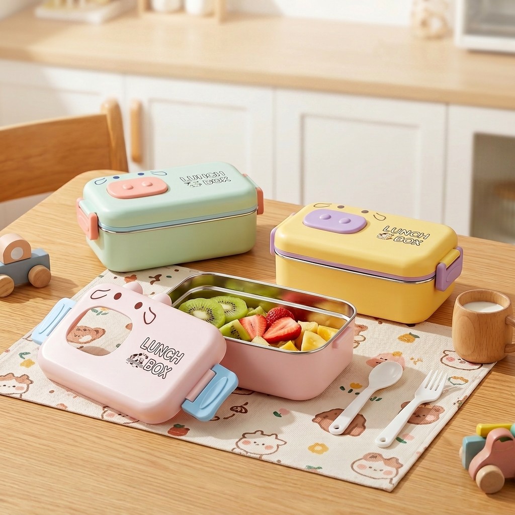 Food Storage Made Easy - Kotak Bento Baja Tahan Karat 304