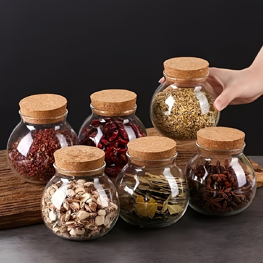 Food Storage Glass Container Set - Wadah penyimpanan kaca bening 500ML, wadah