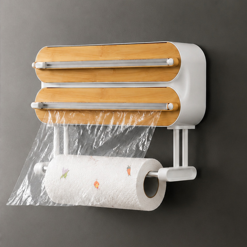 Portion Control Container - Dispenser Pembungkus Makanan Magnetik, Pemotong Plastik