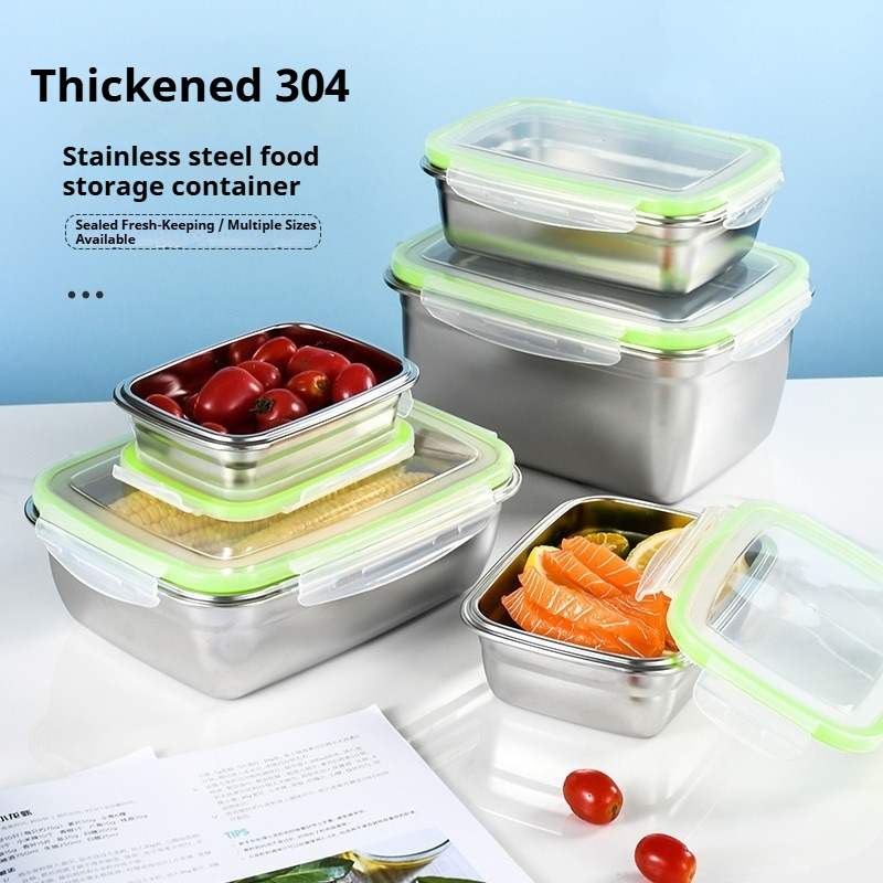 Food Storage Lunch Box - Set Kotak Makan Siang Stainless Steel