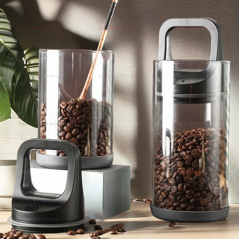 Food Storage Glass Container Set - Tangki Tertutup Vakum Biji Kopi Stoples