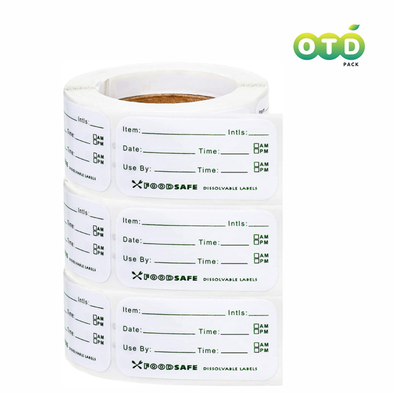Food Storage Label - 300/Buah Label Penyimpanan Makanan Perekat Label