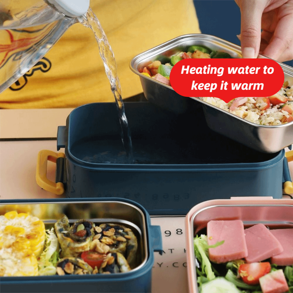 Food Storage Practices - Kotak Makan Praktis 600ml Terisolasi, Dapat