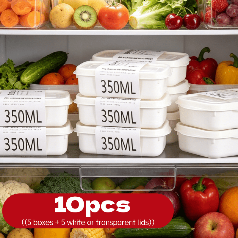 Food Storage Lunch Box - 10 Buah Set Kotak Penyimpanan Makanan