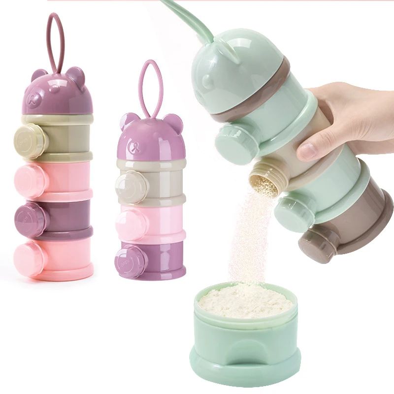 Portion Control Container - Kotak Penyimpanan Makanan Bayi Portabel 3/4