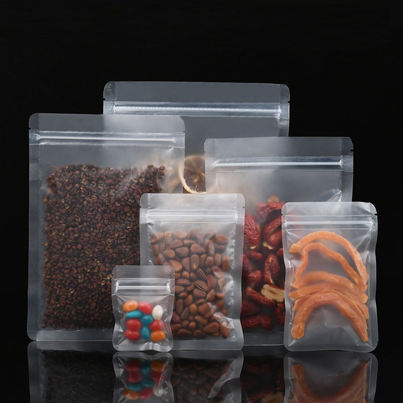 Food Storage Bags Zip Lock Pouch - 1000 Buah/Lot Tas Ziplock Plastik Buram