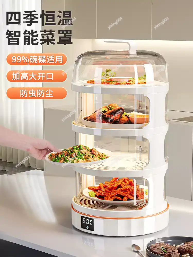 Food Storage Table - Penutup Pemanas Makanan Meja, Pelindung Piring