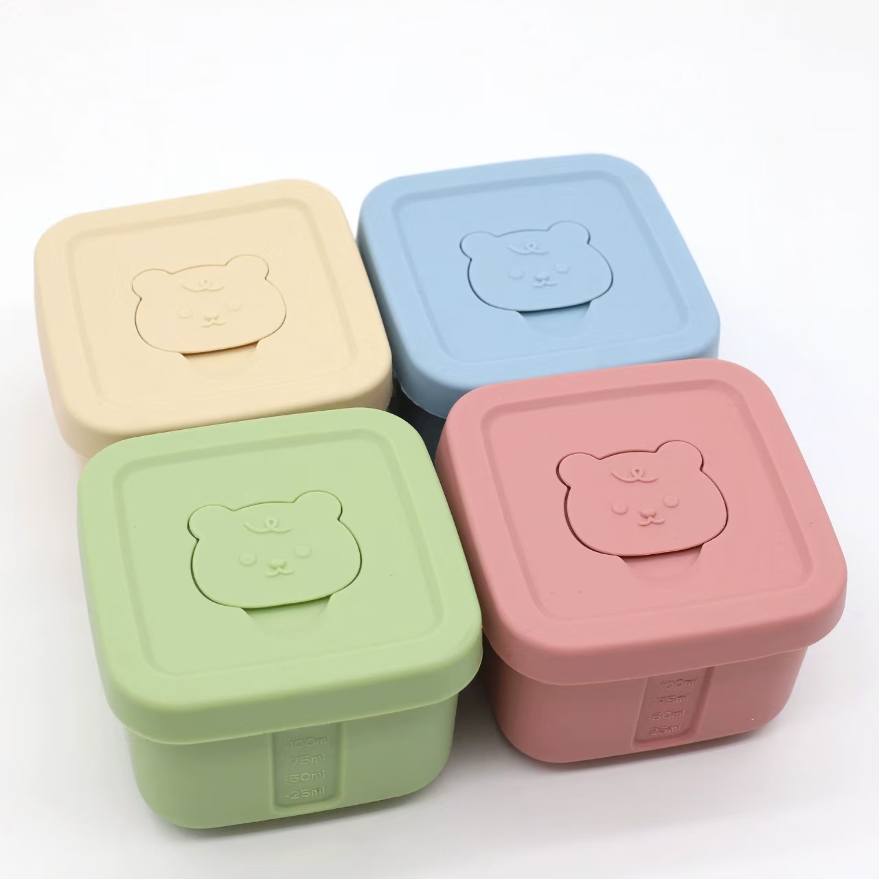 Food Storage Lunch Box - Kotak Suplemen Makanan Silikon Kotak Penjaga