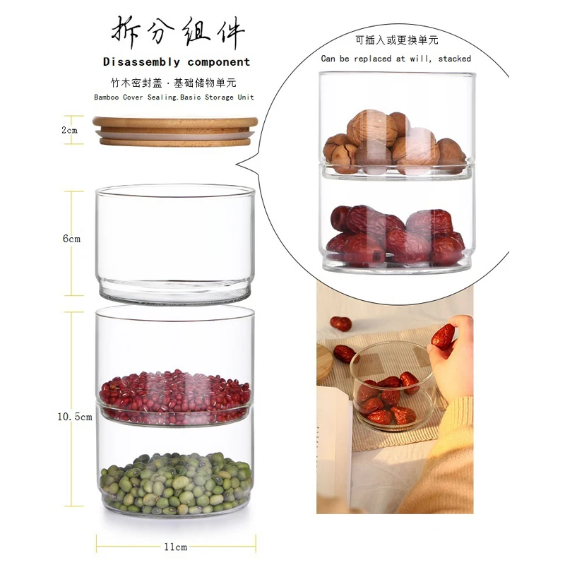 Set Wadah Makanan Kaca 3 Lapis - Food Storage Glass Container Set ulasan dan harga