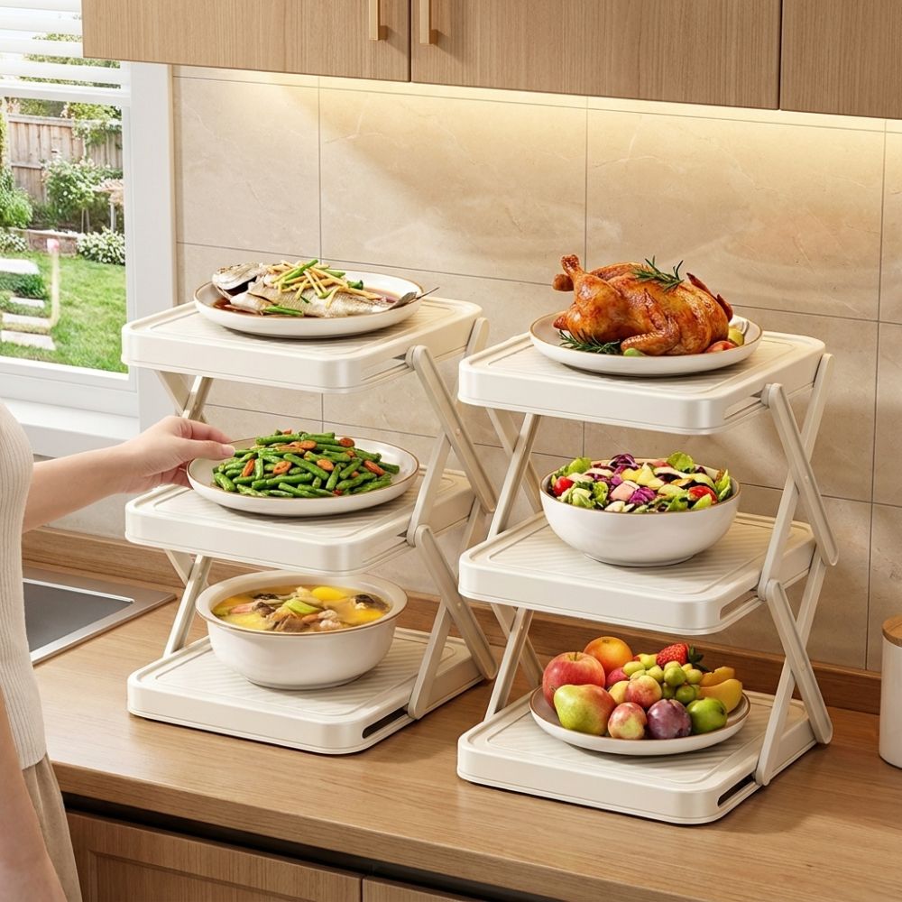 Rak Penyimpanan Piring 3/4 Tin - Food Storage And Preparation ulasan dan harga