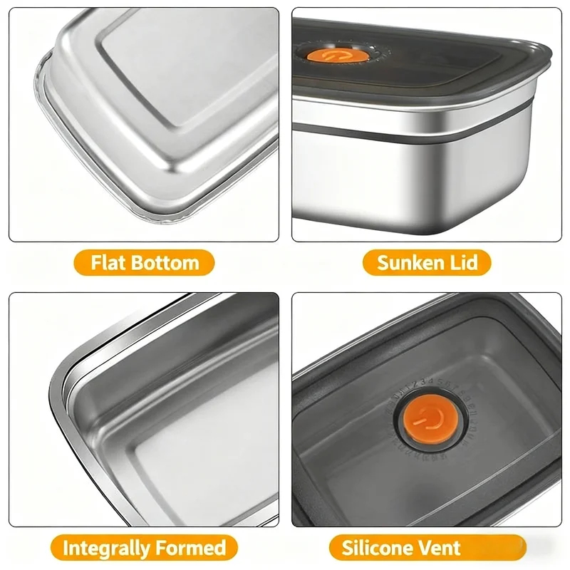 Kotak Bento Kedap Udara Berbah - Food Storage Freezer Containers ulasan dan harga