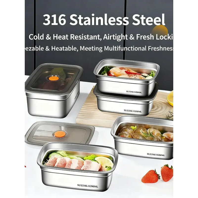 Kotak Bento Kedap Udara Berbah - Food Storage Freezer Containers ulasan dan harga