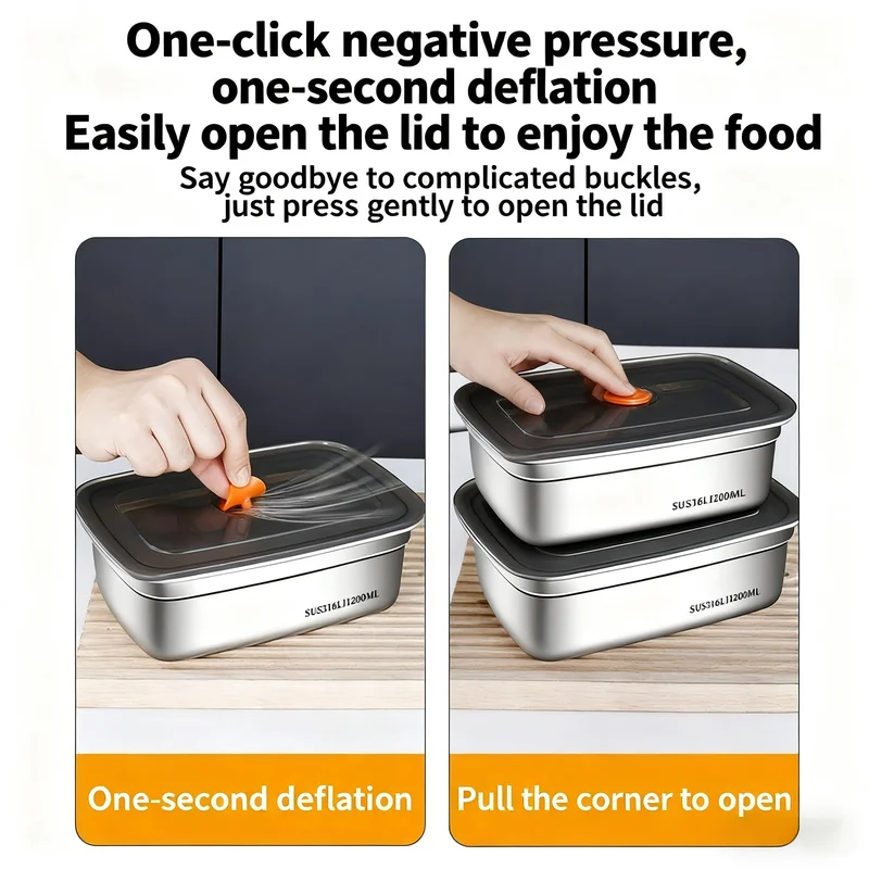 Kotak Bento Kedap Udara Berbah - Food Storage Freezer Containers ulasan dan harga