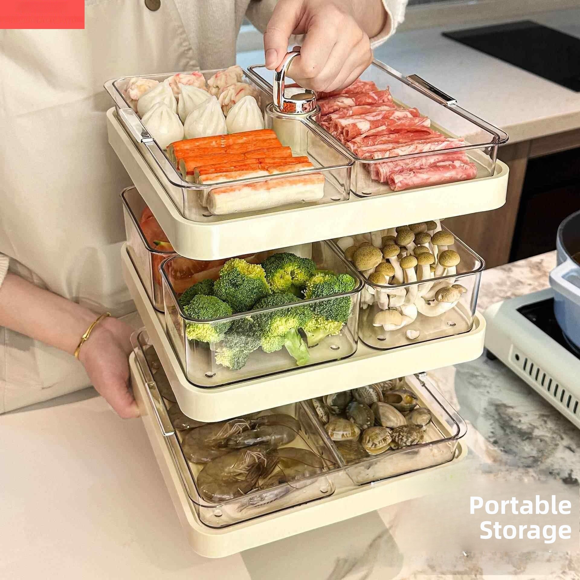 Rak Grid Multifungsi yang Dapa - Food Storage And Preparation ulasan dan harga