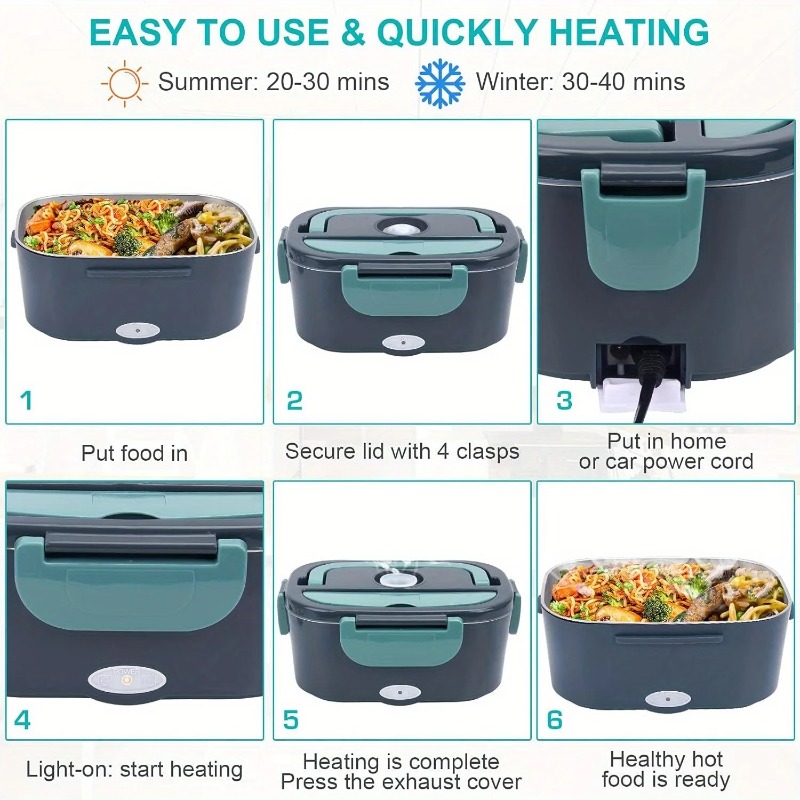 Kotak Makan Penghangat Makanan - Food Storage Warmer ulasan dan harga