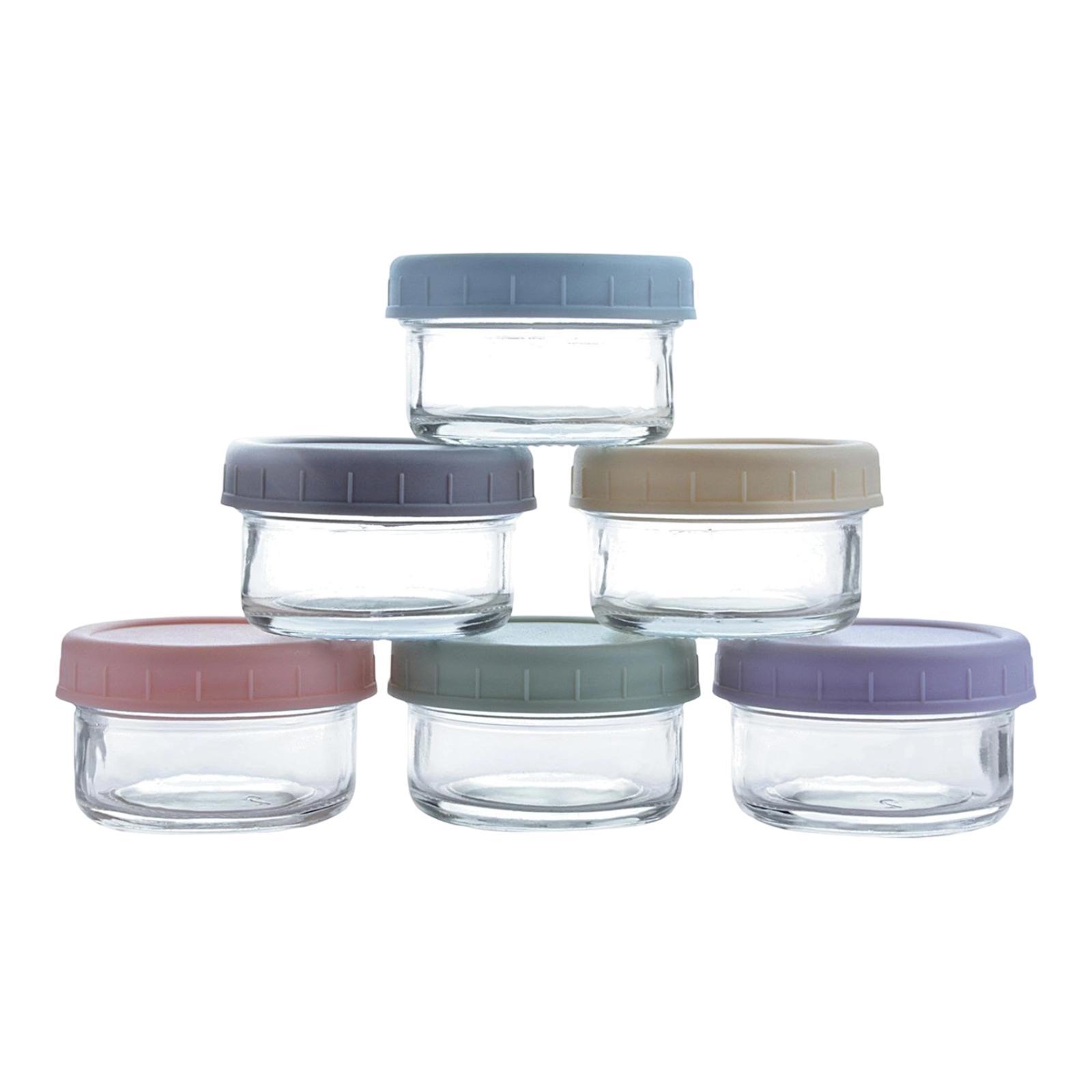 Stoples Kaca Mini dengan Tutup - Food Storage Glass Container Set ulasan dan harga