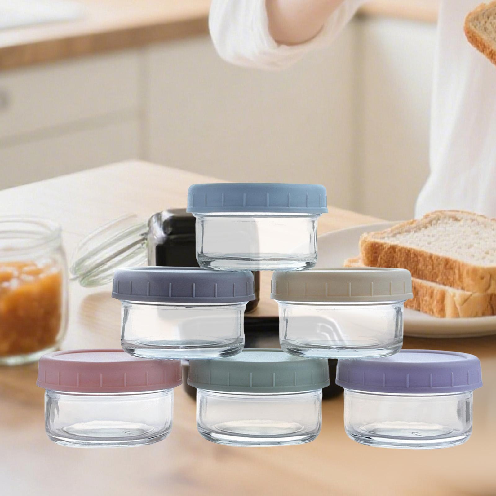 Stoples Kaca Mini dengan Tutup - Food Storage Glass Container Set ulasan dan harga