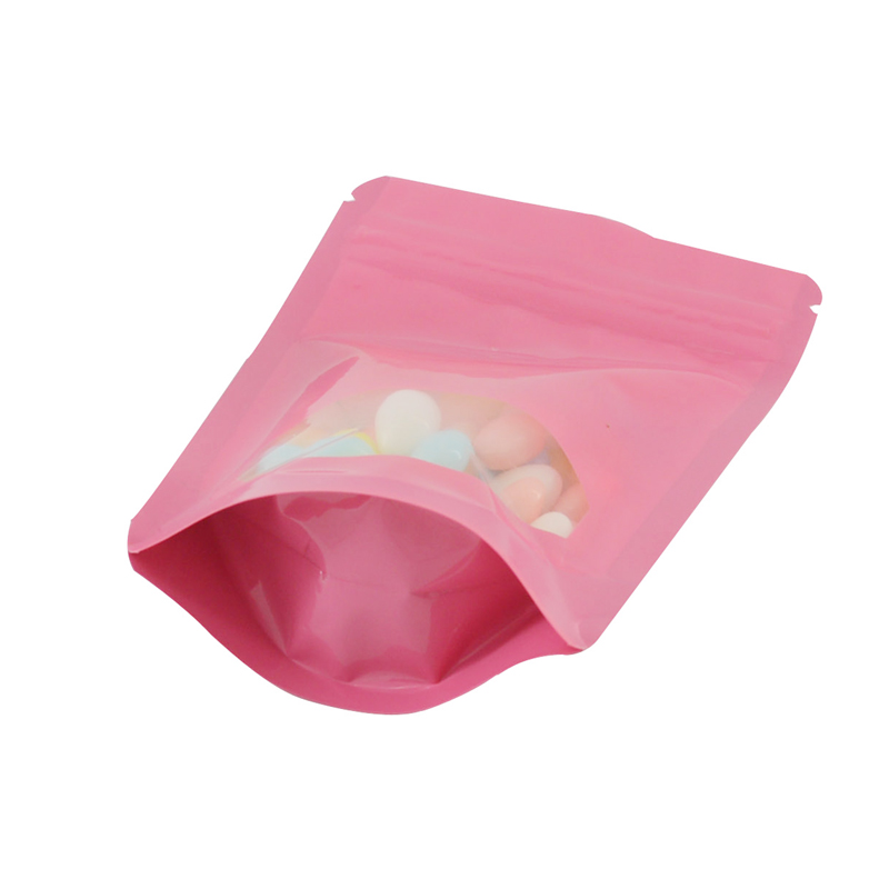 100 Buah Berwarna Aluminium Fo - Food Storage Bags Zip Lock Pouch ulasan dan harga