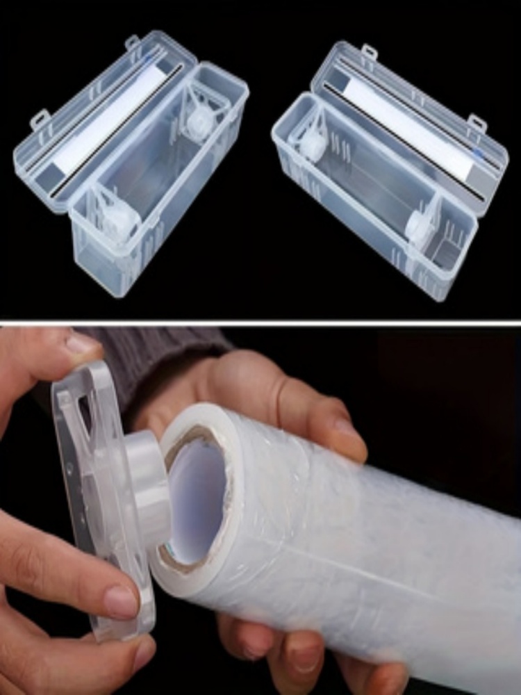 Kotak Dispenser Film Perekat S - Portion Control Container ulasan dan harga