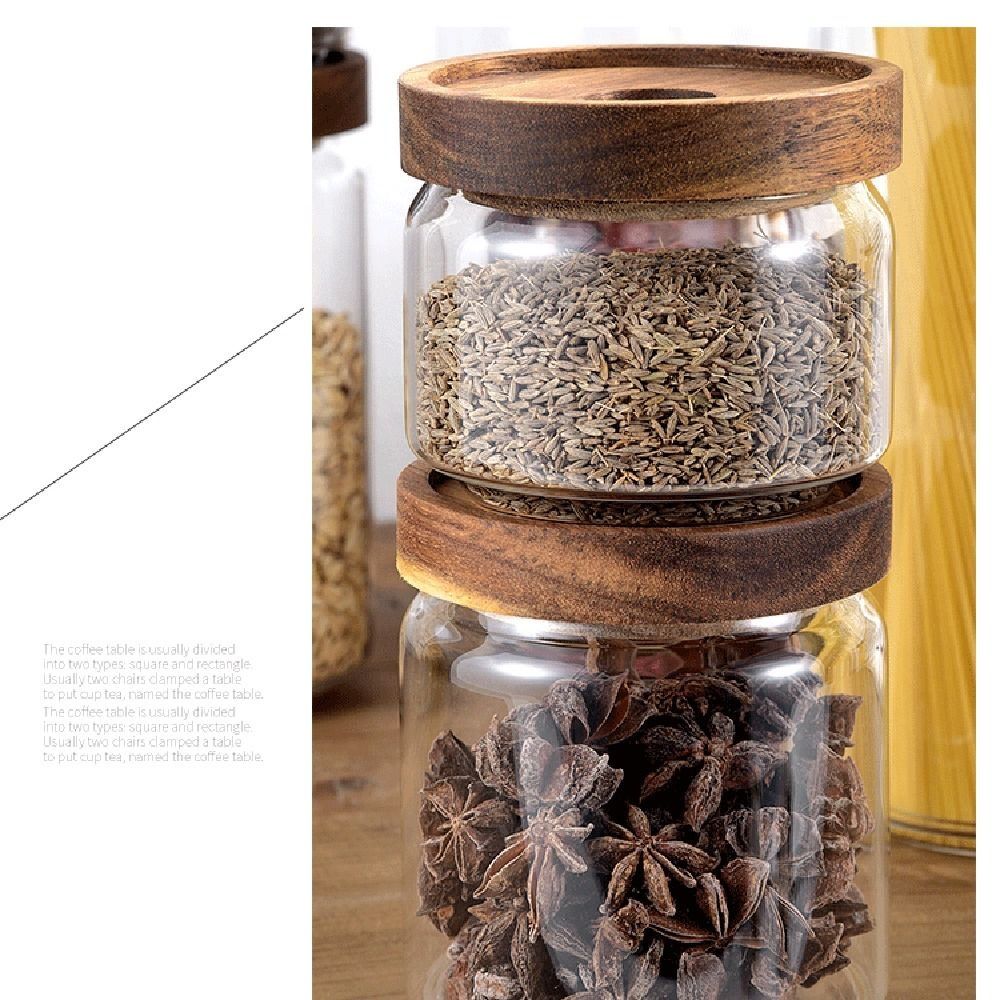 Stoples Kaca Serbaguna dengan  - Food Storage Glass Container Set ulasan dan harga
