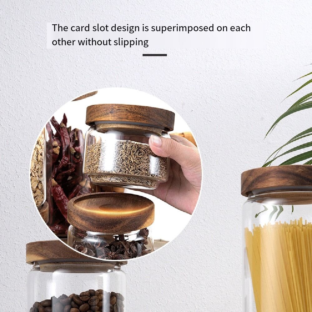 Stoples Kaca Serbaguna dengan  - Food Storage Glass Container Set ulasan dan harga