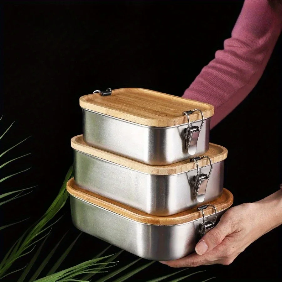 Kotak Makan Siang Tutup Bambu  - Food Storage Lunch Box ulasan dan harga
