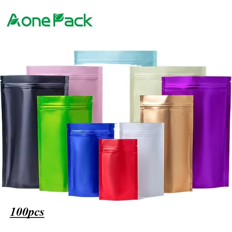 100 Buah Tas Kemasan Biji Jadi - Food Storage Bags Zip Lock Pouch ulasan dan harga