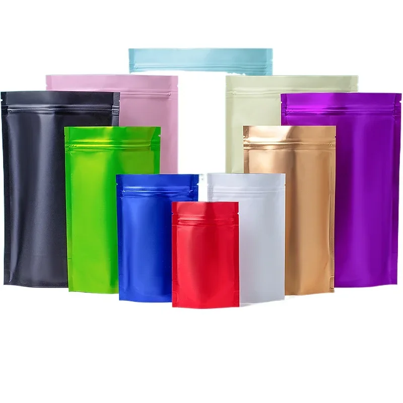 100 Buah Tas Kemasan Biji Jadi - Food Storage Bags Zip Lock Pouch ulasan dan harga