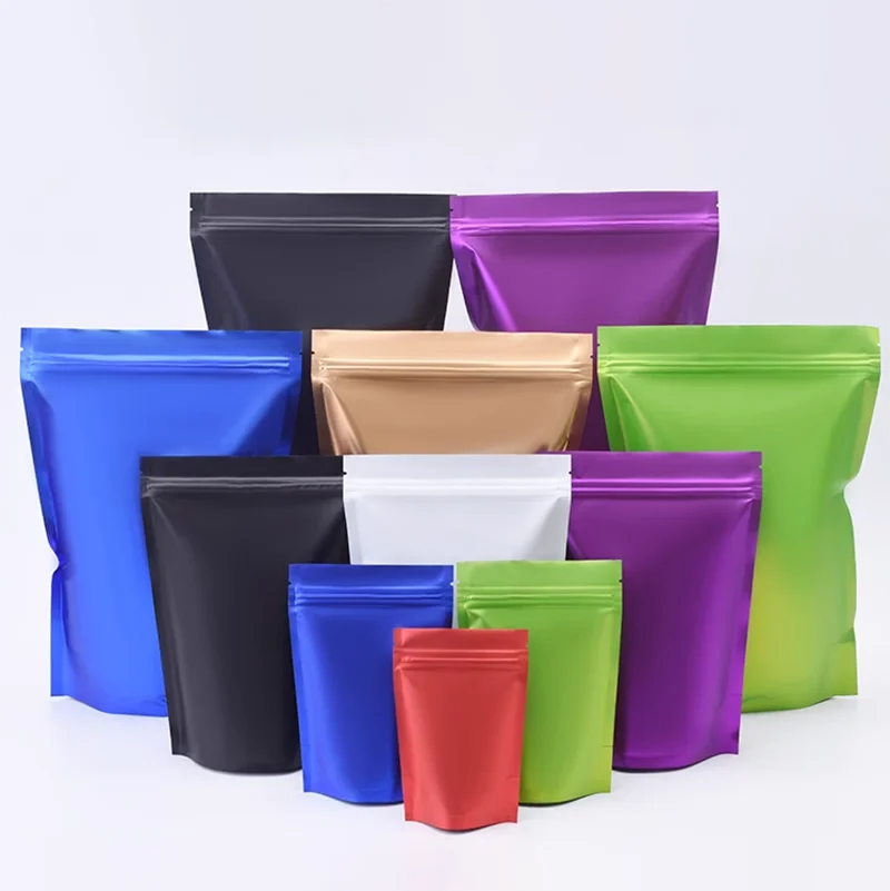 100 Buah Tas Kemasan Biji Jadi - Food Storage Bags Zip Lock Pouch ulasan dan harga