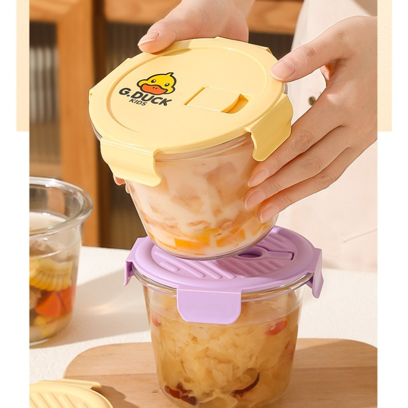 Set Wadah Makanan Kaca Aman un - Food Storage Glass Container Set ulasan dan harga