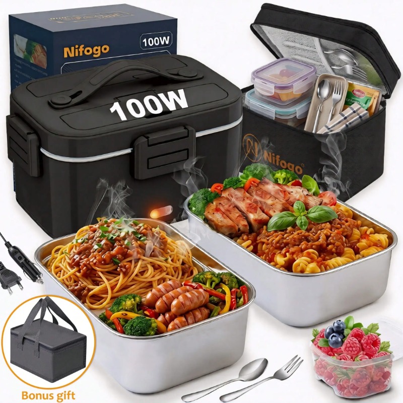 Kotak Makan Listrik Berpemanas - Food Storage Warmer ulasan dan harga