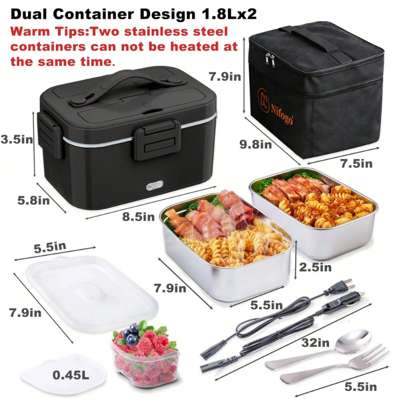 Kotak Makan Listrik Berpemanas - Food Storage Warmer ulasan dan harga