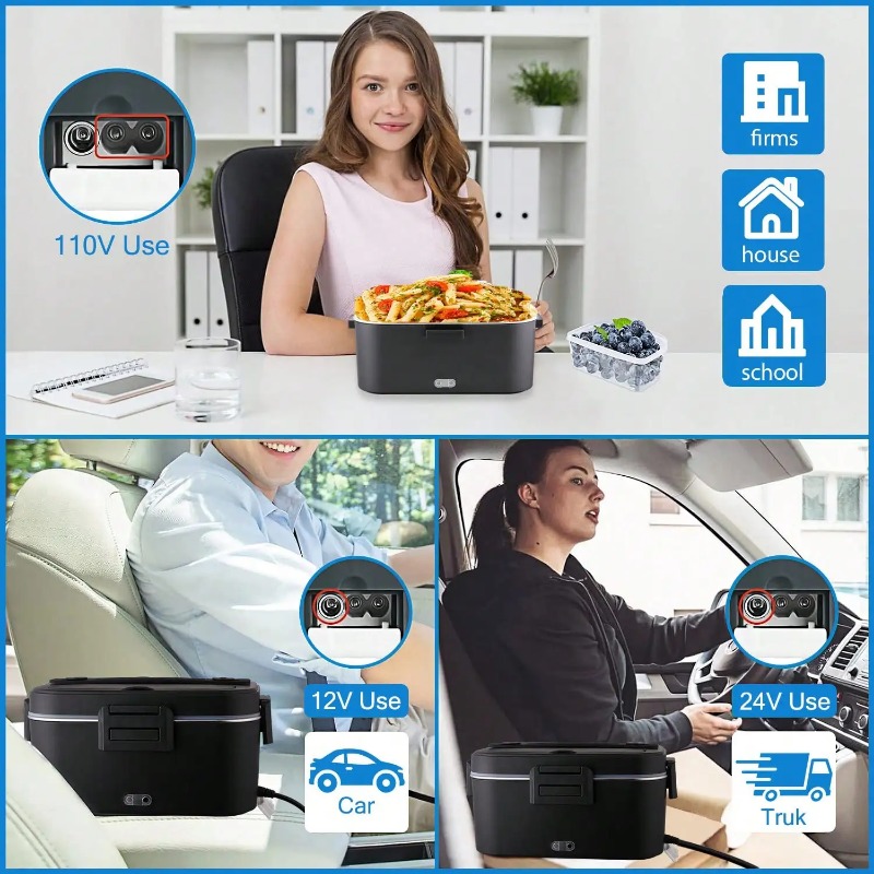 Kotak Makan Listrik Berpemanas - Food Storage Warmer ulasan dan harga