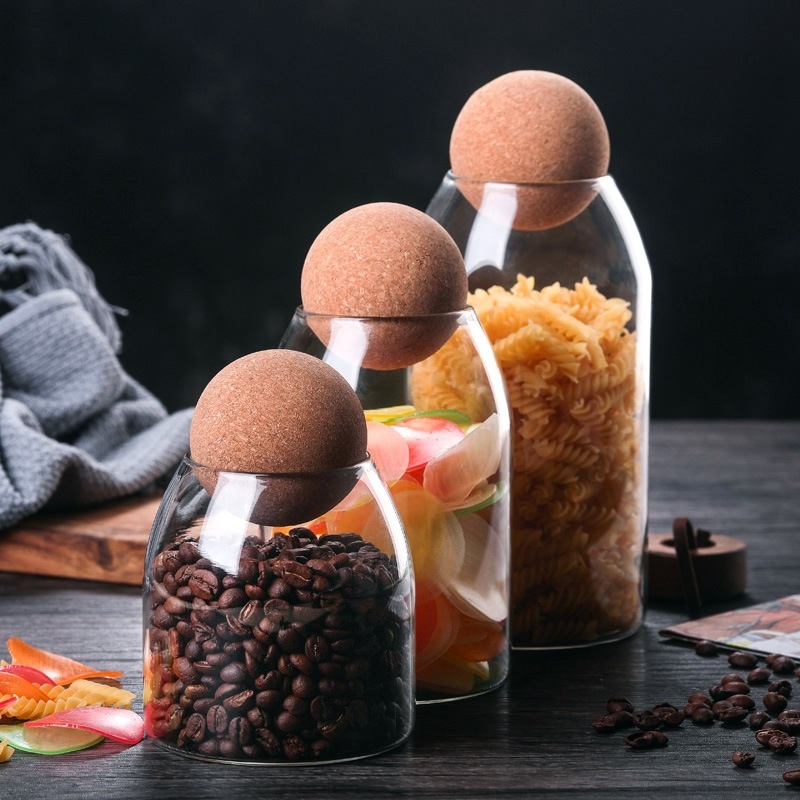 Botol Penyimpanan Kaca Gabus K - Food Storage Practices ulasan dan harga