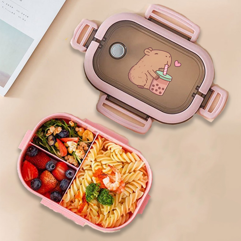 Kotak Makan Siang Bento Capyba - Food Storage Lunch Box ulasan dan harga