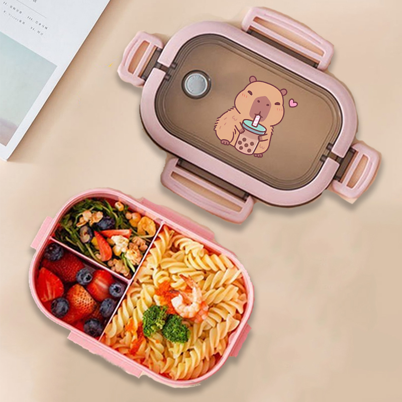 Kotak Makan Siang Bento Capyba - Food Storage Lunch Box ulasan dan harga