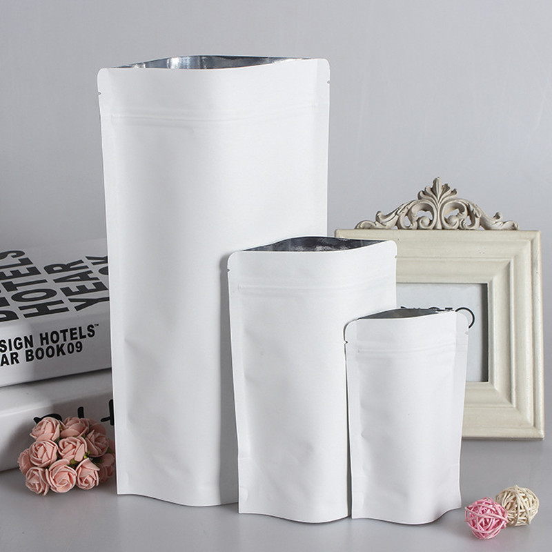 100pcs Grosir Kantong Kertas P - Food Storage Bags Zip Lock Pouch ulasan dan harga