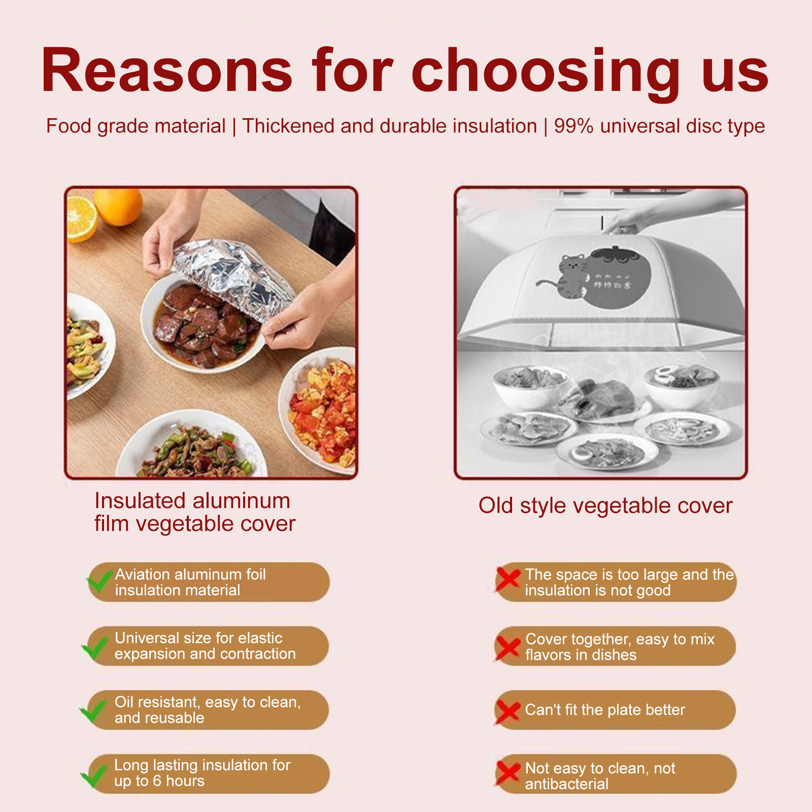 Penutup Isolasi Termal Penyimp - Food Storage Table ulasan dan harga