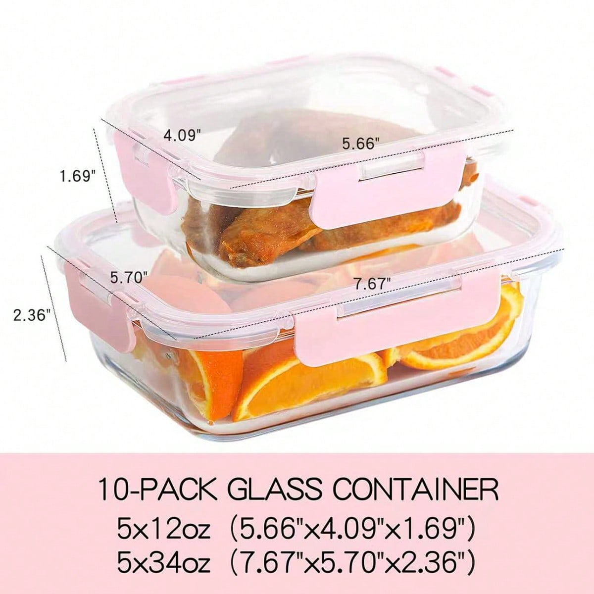 10 Wadah Makanan Kaca, Wadah P - Food Storage Lunch Box ulasan dan harga
