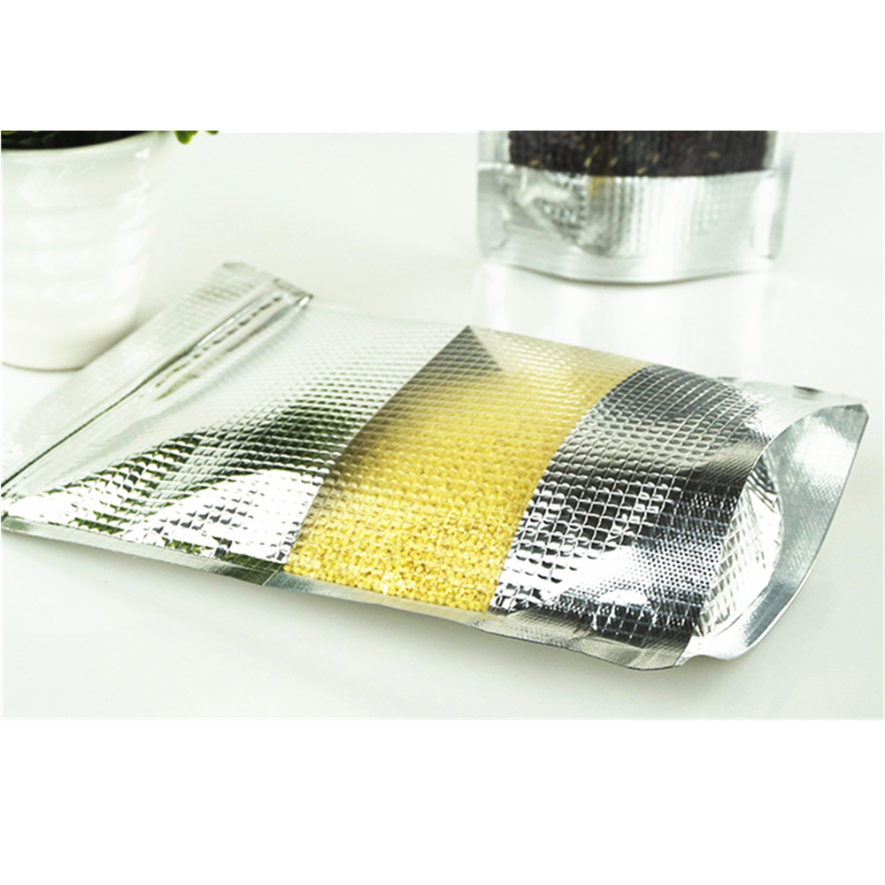 100 Buah Tas Stand-Up Jendela  - Food Storage Bags Zip Lock Pouch ulasan dan harga