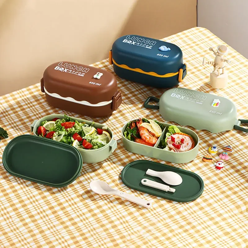Kotak makan siang 850ML lapisa - Food Storage Made Easy ulasan dan harga