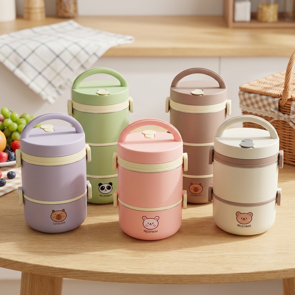 Kotak Makan Siang Termal Stain - Food Storage Made Easy ulasan dan harga