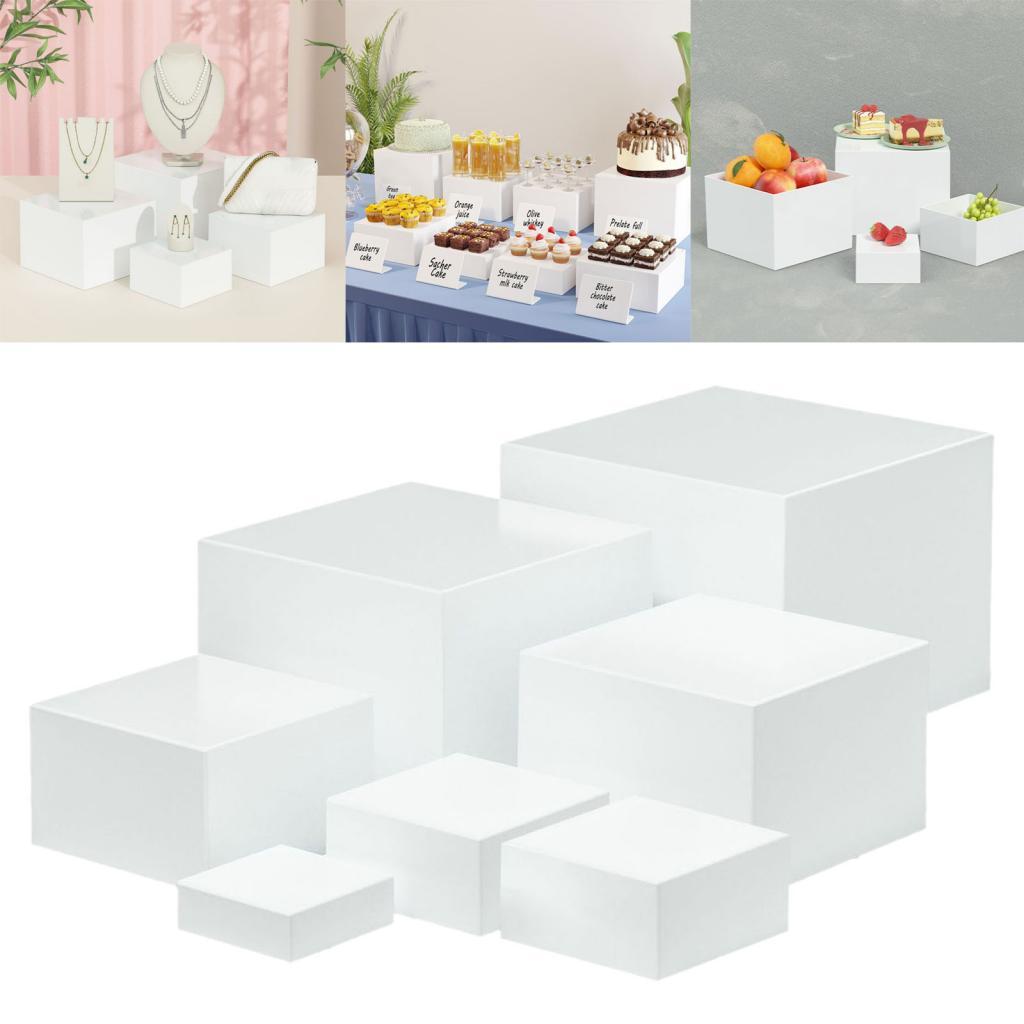 7 Buah Kotak Display Kubus Akr - Food Storage Table ulasan dan harga