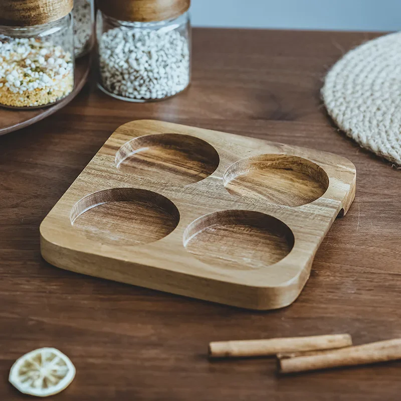 Wadah makanan tutup kayu, wada - Food Storage Glass Container Set ulasan dan harga