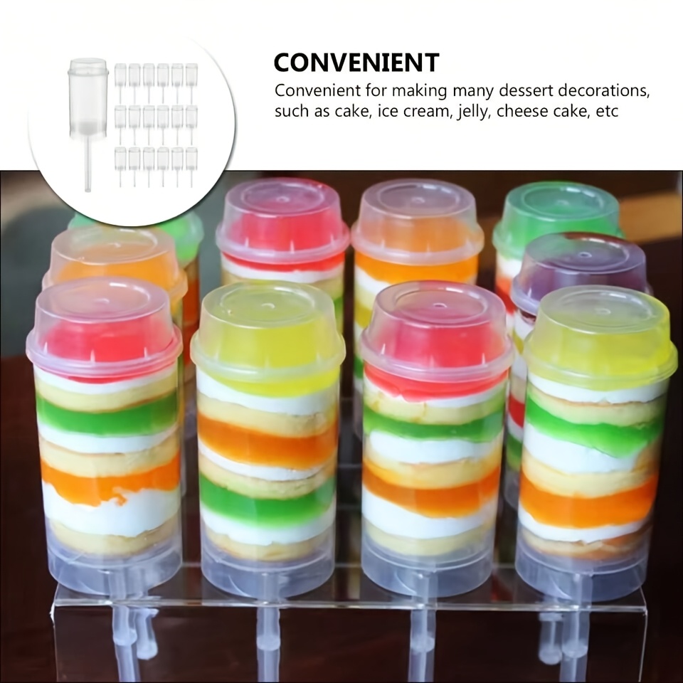 Wadah Kue Push Pop dengan Tutu - Portion Control Container ulasan dan harga