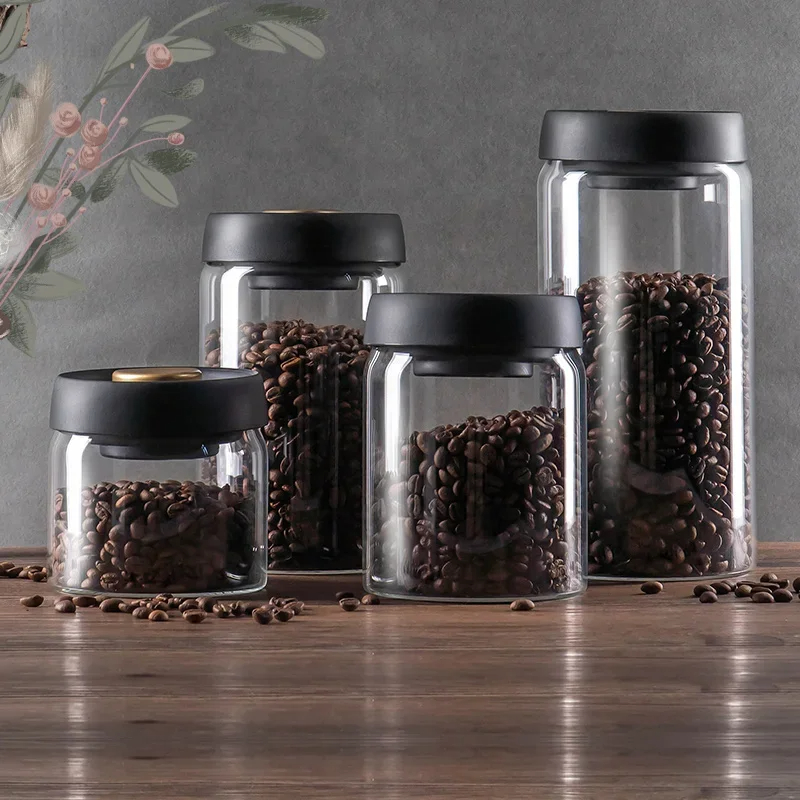 Stoples segel vakum biji kopi, - Food Storage Glass Container Set ulasan dan harga