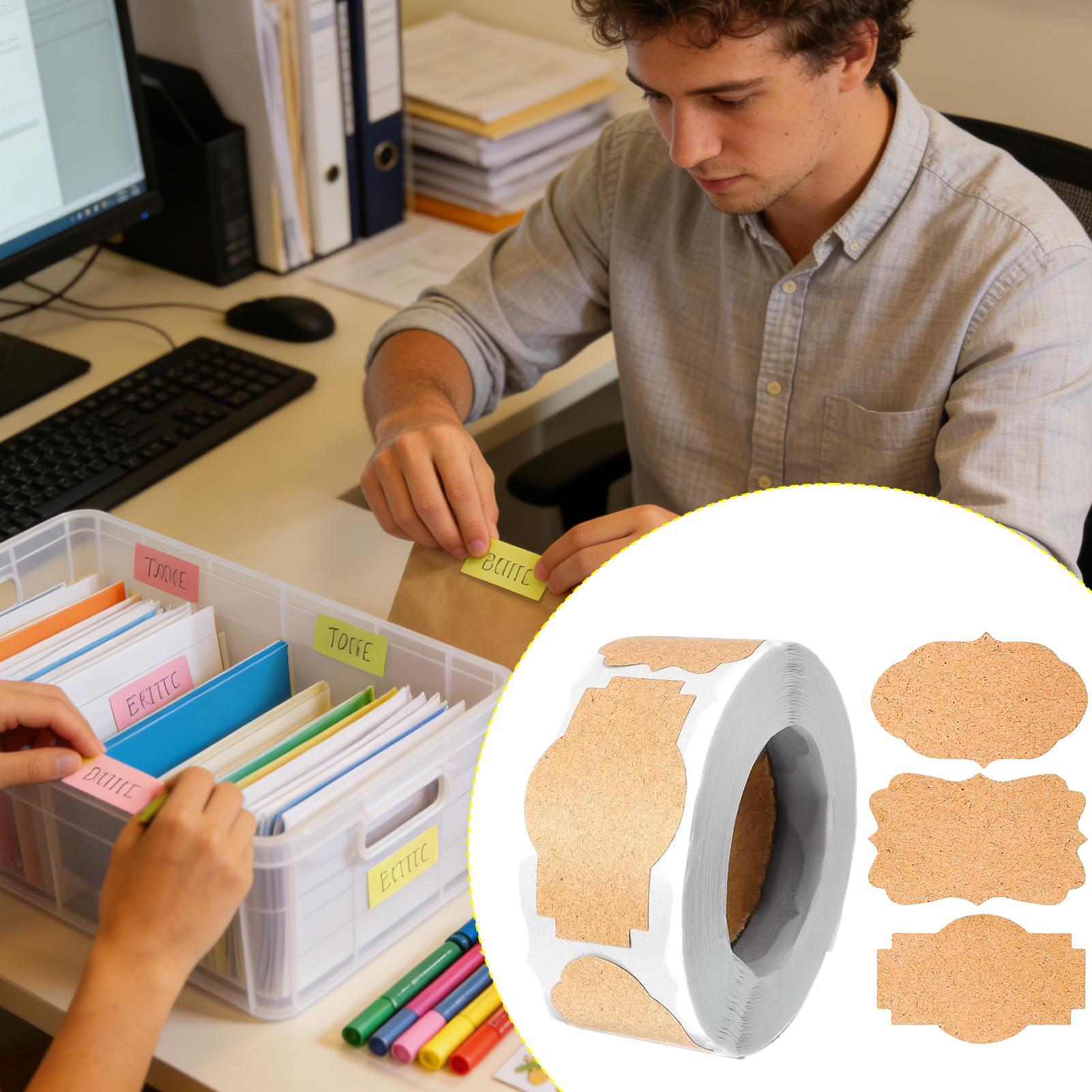 300 PCS Label Stiker Stoples K - Food Storage Label ulasan dan harga
